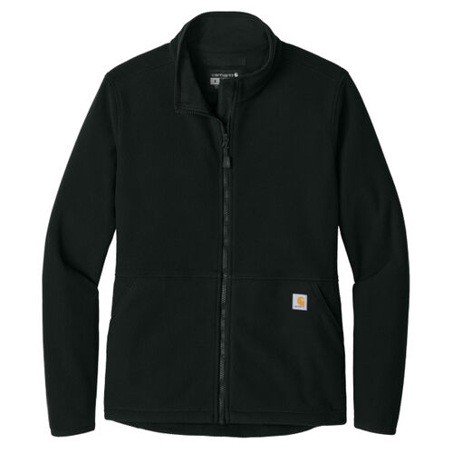 Women's Textured Full Zip Fleece Jacket Thumbnail